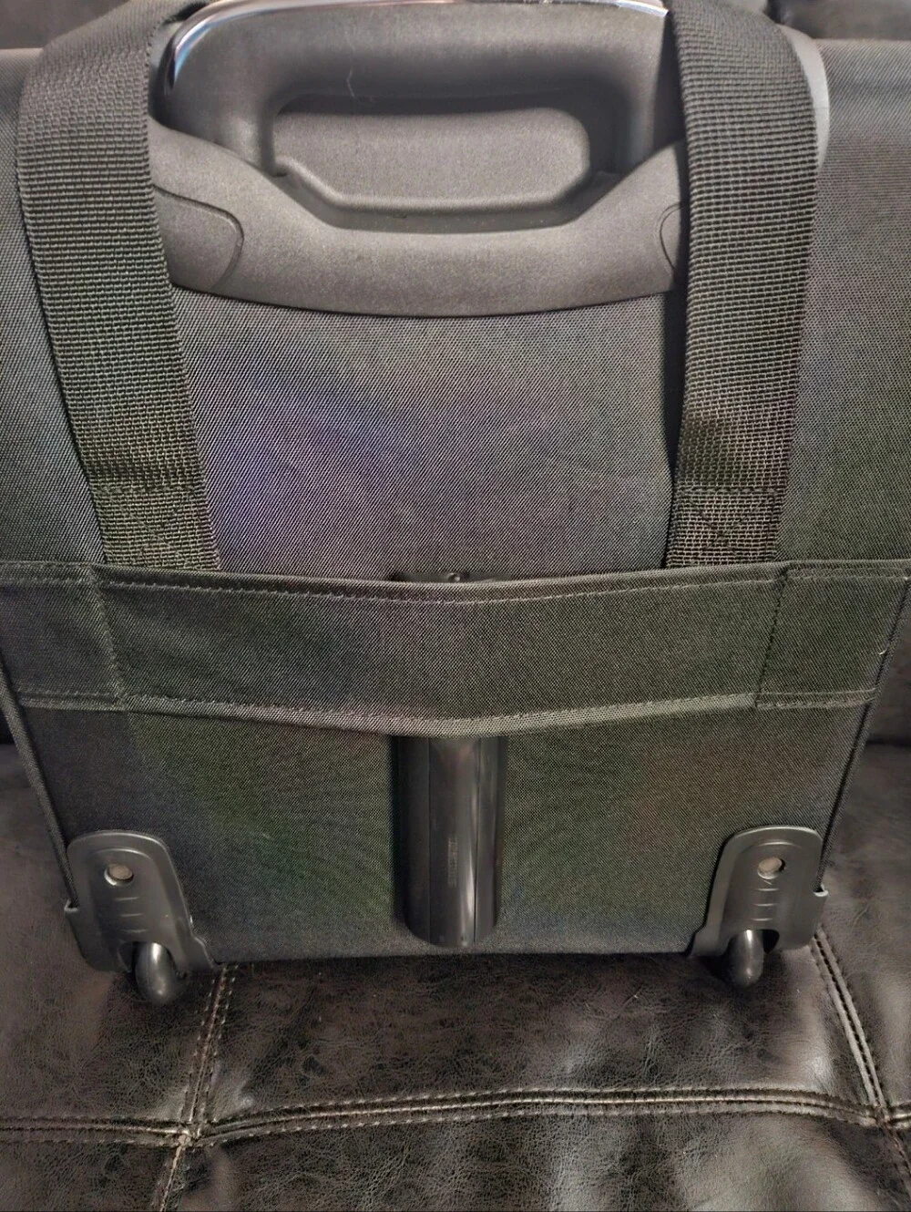 French Connection Black Rolling Carry-On Garment Tote